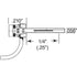 Kadee Coupler #153 HO Scale Whisker® Scale Metal Couplers with Gearboxes - Short 1/4" Centerset Shank