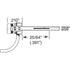 Kadee Coupler #156 HO Scale Whisker® Scale Metal Couplers with Gearboxes - Long 25/64" Centerset Shank