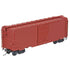 Kadee Coupler #5199 HO Scale Undecorated Post 1954 Narrow Tab 40' PS-1 Boxcar with 8' Youngstown Door - Oxide Red - RTR