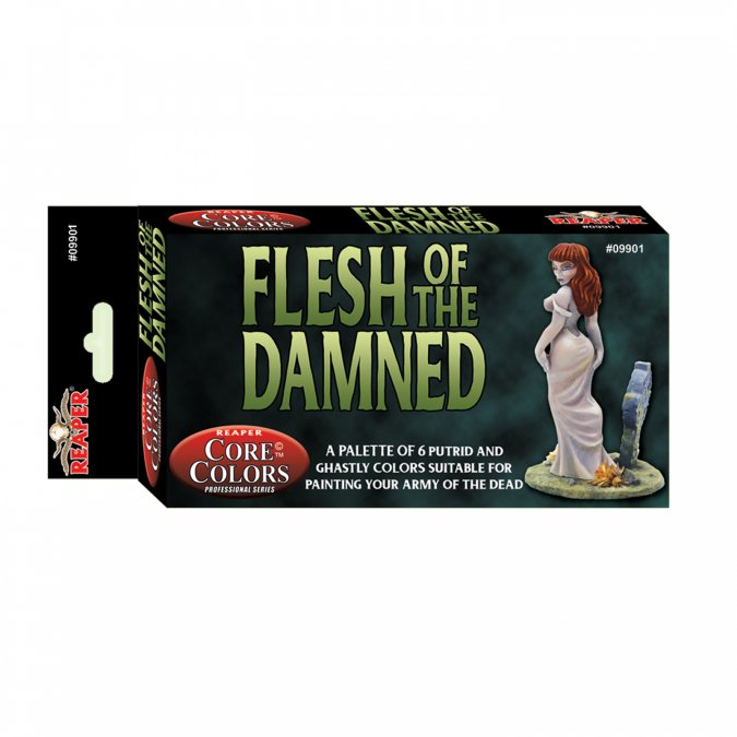 Reaper 09901 Fast Pallet Paint Set Flesh of Damned - Undead Skinto