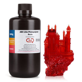 50.103.0109: Clear Red ABS Like Resin1000g