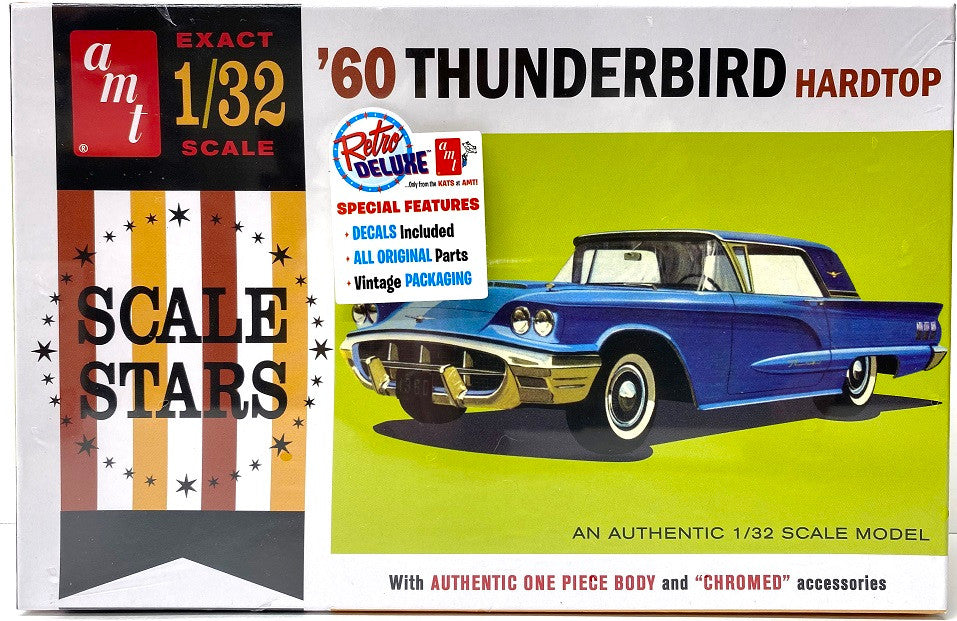 AMT 1135 1960 Ford Thunderbird Hardtop 1/32 Scale Model Kit