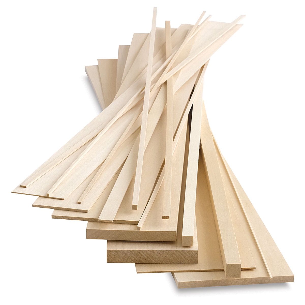 Midwest Products 4077 5/16 x 5/16 x 24 Basswood Strip