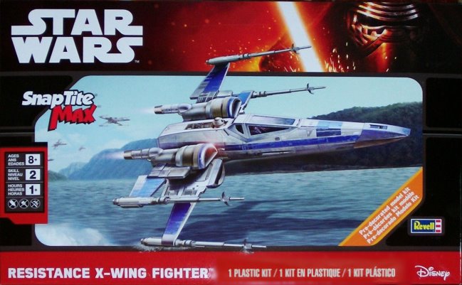 Revell 85-1823 Star Wars: Resistance X-wing Fighter 1/57 Scale SnapTite Model Kit