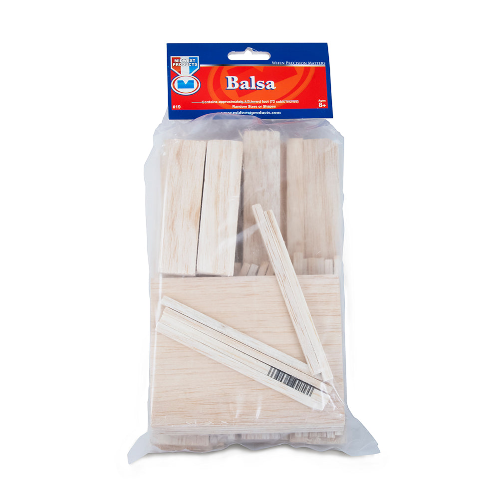 Midwest Products 19 Balsa Economy Bag