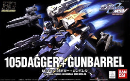 Bandai 5056813 Gundam Seed MSV-06 105Dagger + Gunbarrel HG 1/144 Plastic Model Kit
