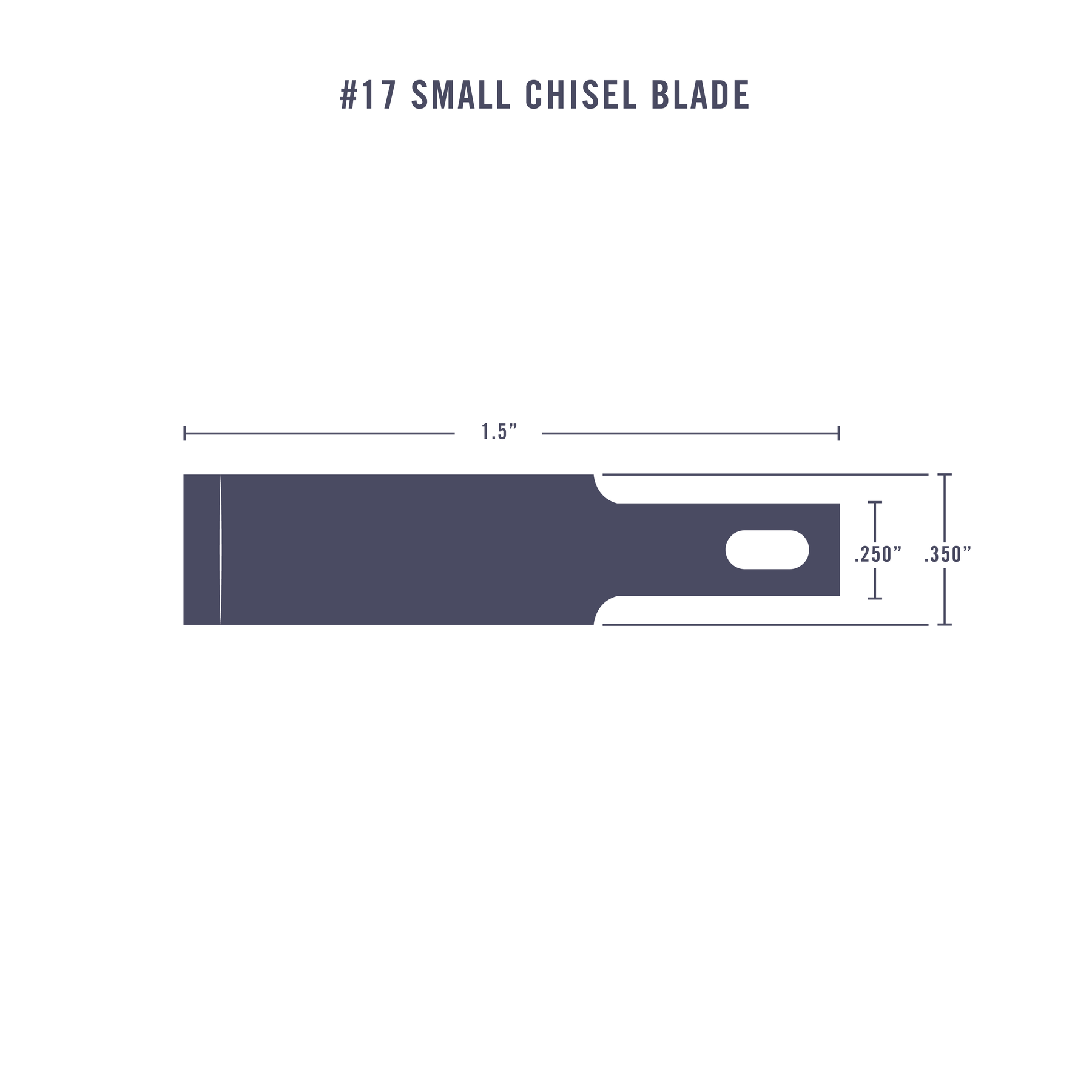 Excel Blades 20017 #17 Small Chisel Replacement Blade, 5 Pack