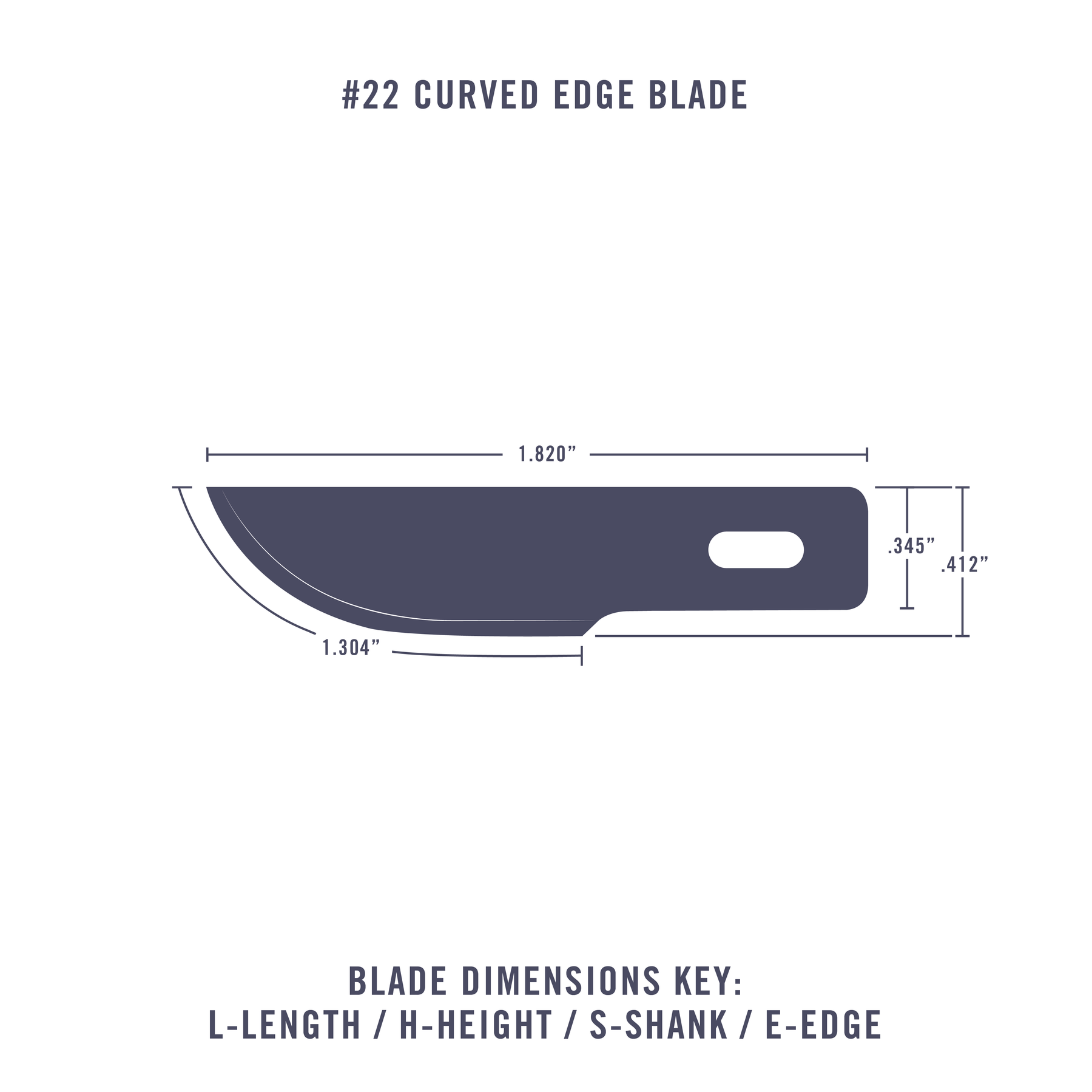 Excel Blades 20022 #22 Curved Edge Replacement Blade, 5 Pack