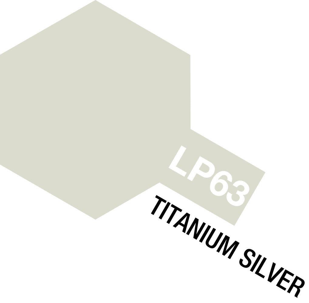 Tamiya 82163 LP-63 Titanium Silver Lacquer 10ml
