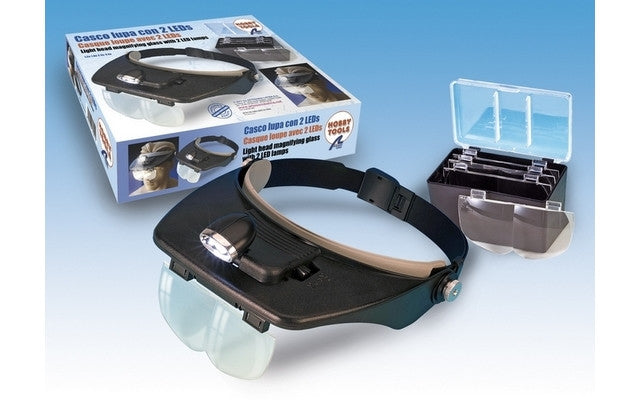 Artesania Latina 270541 Hands Free Magnifier Glasses w/2 LED Lights