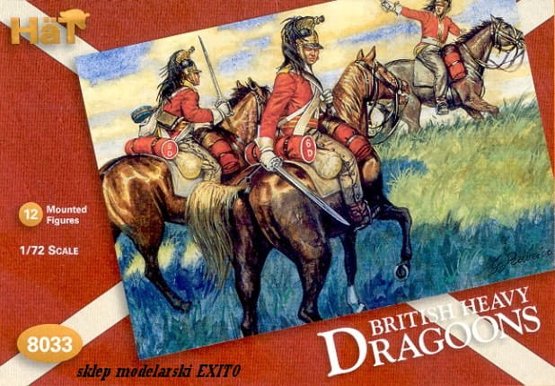 HaT Industrie 8033 British Dragoons 1/72 Scale Model Kit