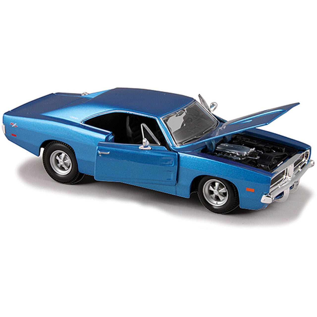 Maisto 31256 1969 Dodge Charger R/T Blue 1/25 Scale Die-Cast Model