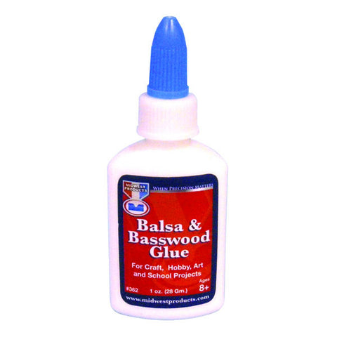 Midwest Products 362 Balsa & Basswood Glue 1oz