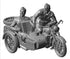 Zvezda 3639 Soviet M-72 Motorcycle w/Sidecar & Crew 1/35 Scale Model Kit