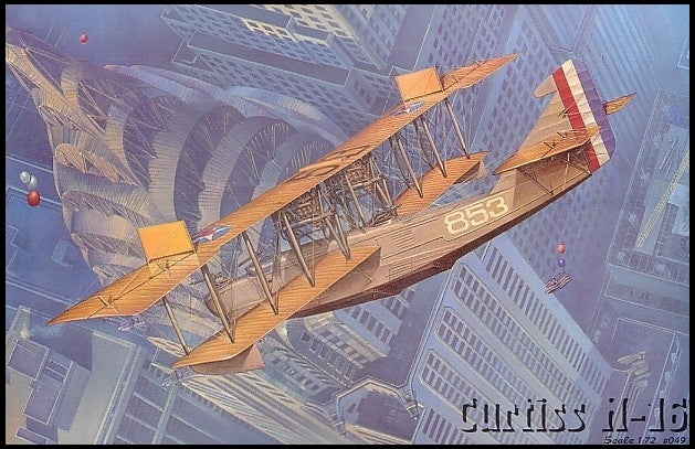 Roden 49 Curtiss H.16 WWI BiPlane 1/72 Scale Model Kit