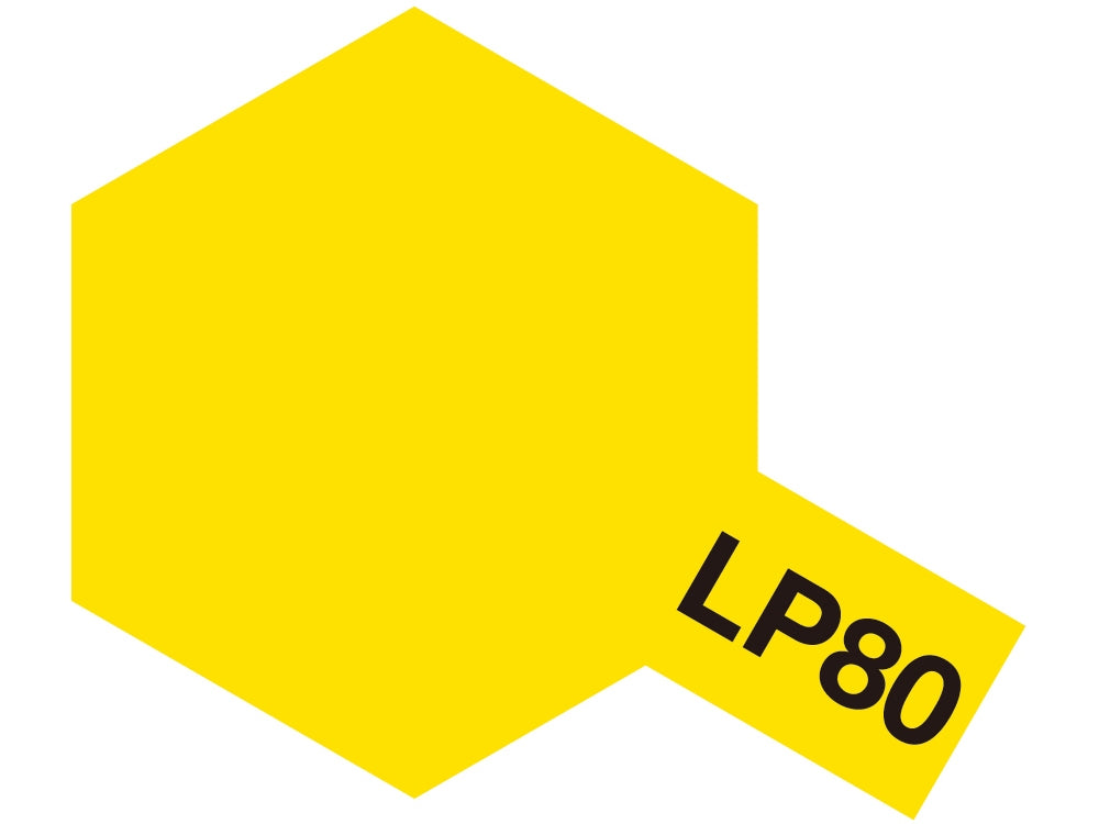 Tamiya 82180 LP-80 Flat Yellow Lacquer 10ml