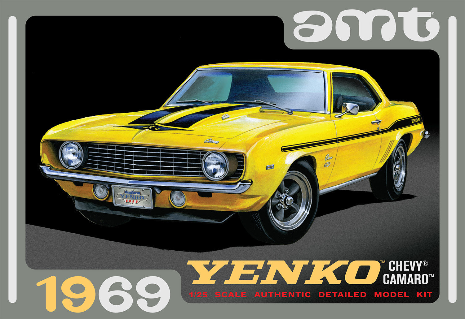 AMT 1093 1969 Chevy Camaro Yenko 1/25 Scale Model Kit