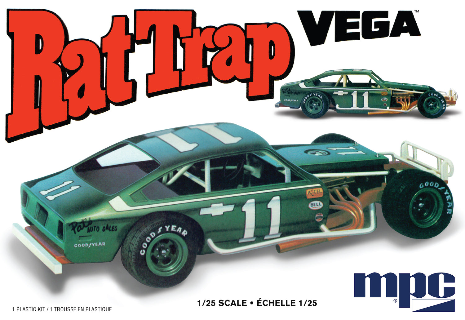 MPC 905 1974 Chevy Vega Modified “Rat Trap” 1/25 Scale Model Kit
