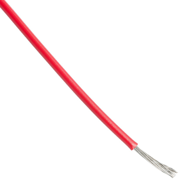 Miniatronics 48-125-01 22 Gage Flexible Stranded Wire Single Conductor Red 100 Feet