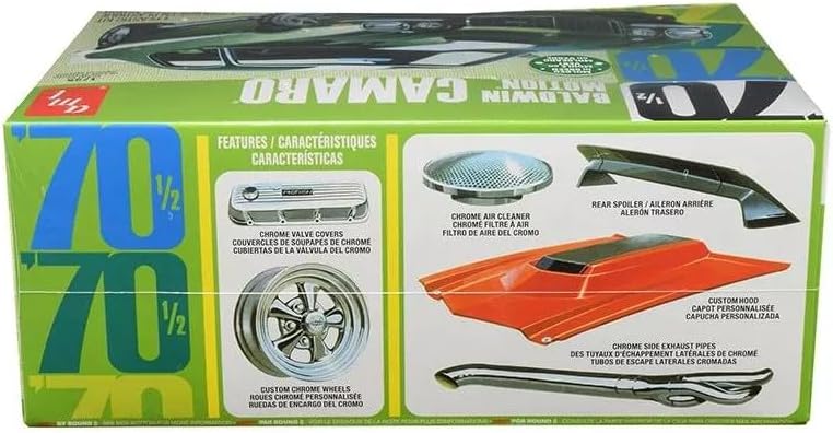 AMT 855 Baldwin Motion 1970 1/2 Chevy Camaro Dark Green 1/25 Scale Model Kit