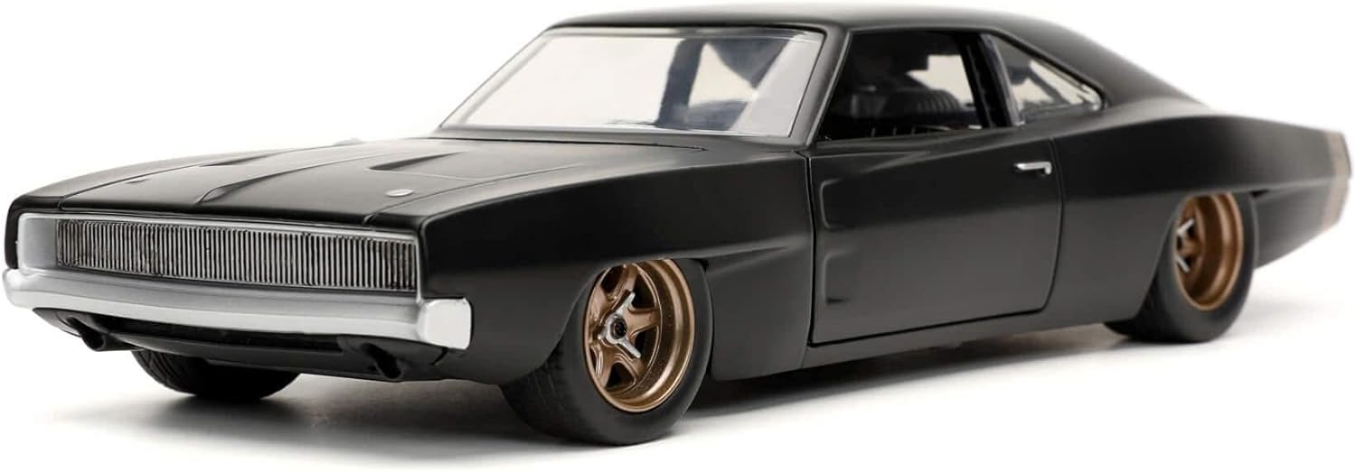Jada Toys 32614 Fast & Furious Dom's 1968 Dodge Charger Widebody Car 1/24 Scale Die-Cast Model