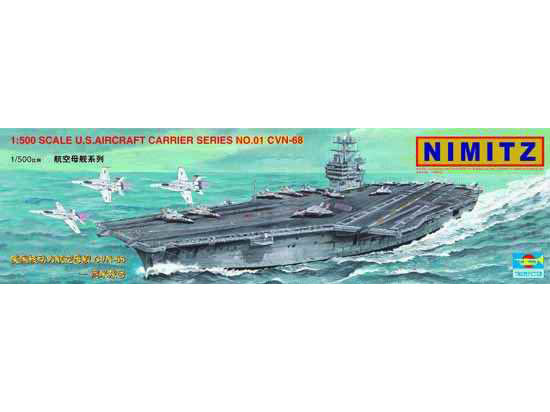 Trumpeter 5201 USS Nimitz CVN-68 Aircraft Carrier 1/500