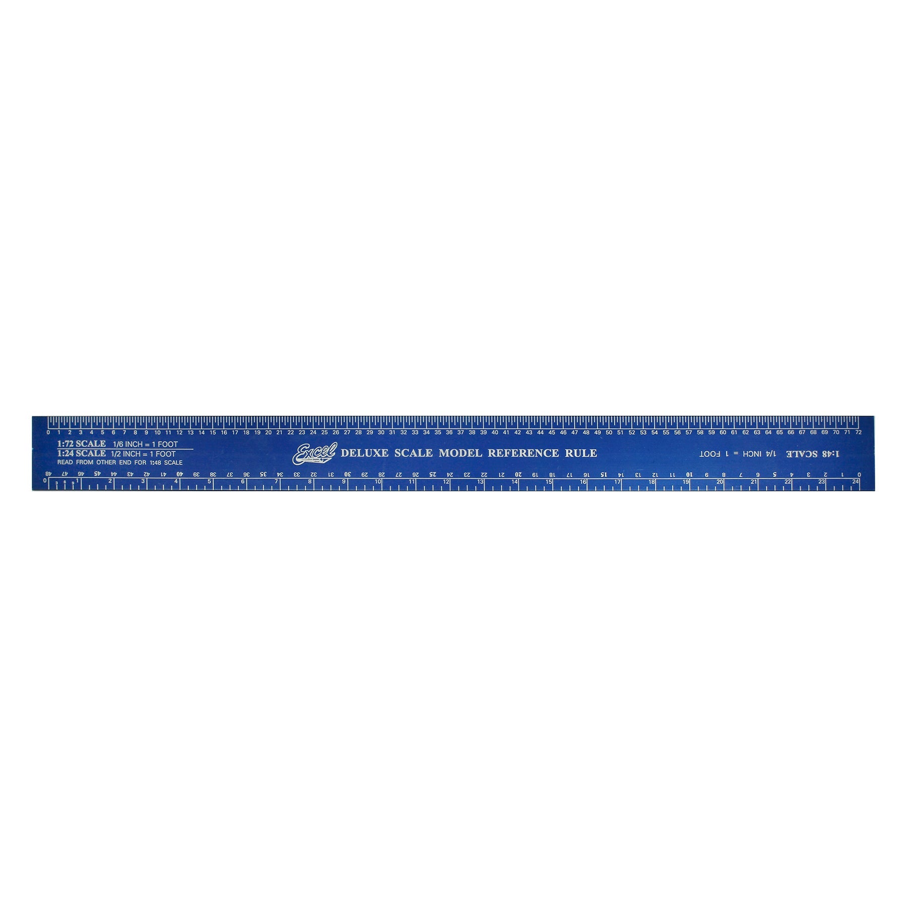 Excel Blades 55779 Deluxe 12-Inch Scale Ruler for Modeling