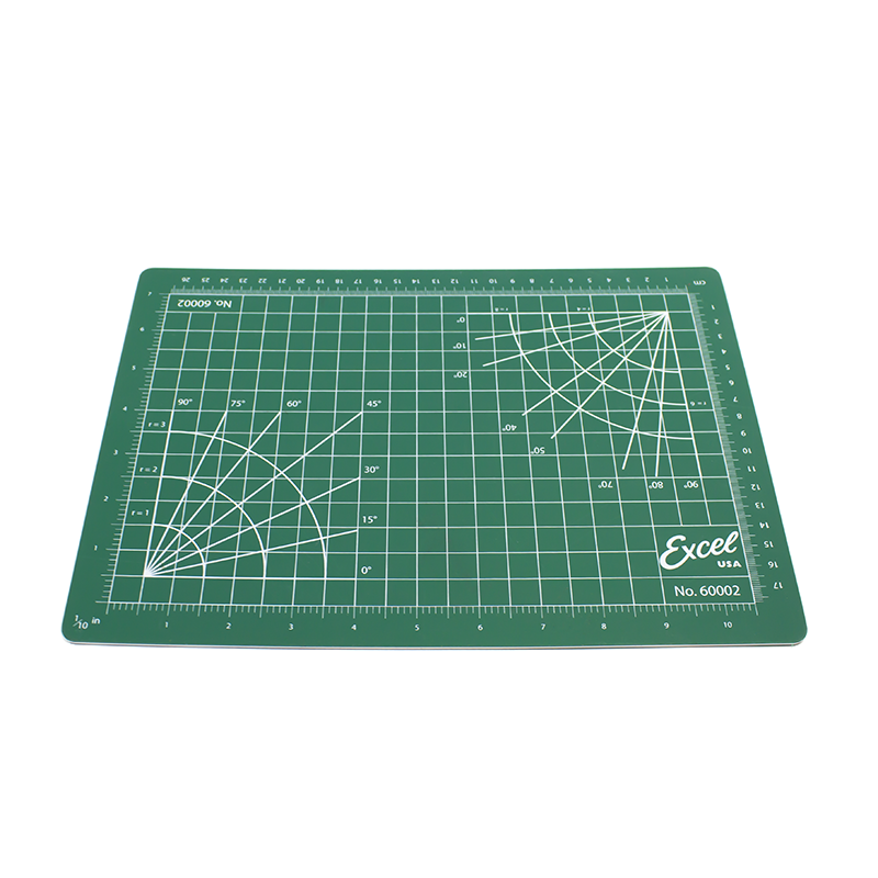 Excel Blades 60002 8.5" x 12" Green Self Healing Cutting Mat