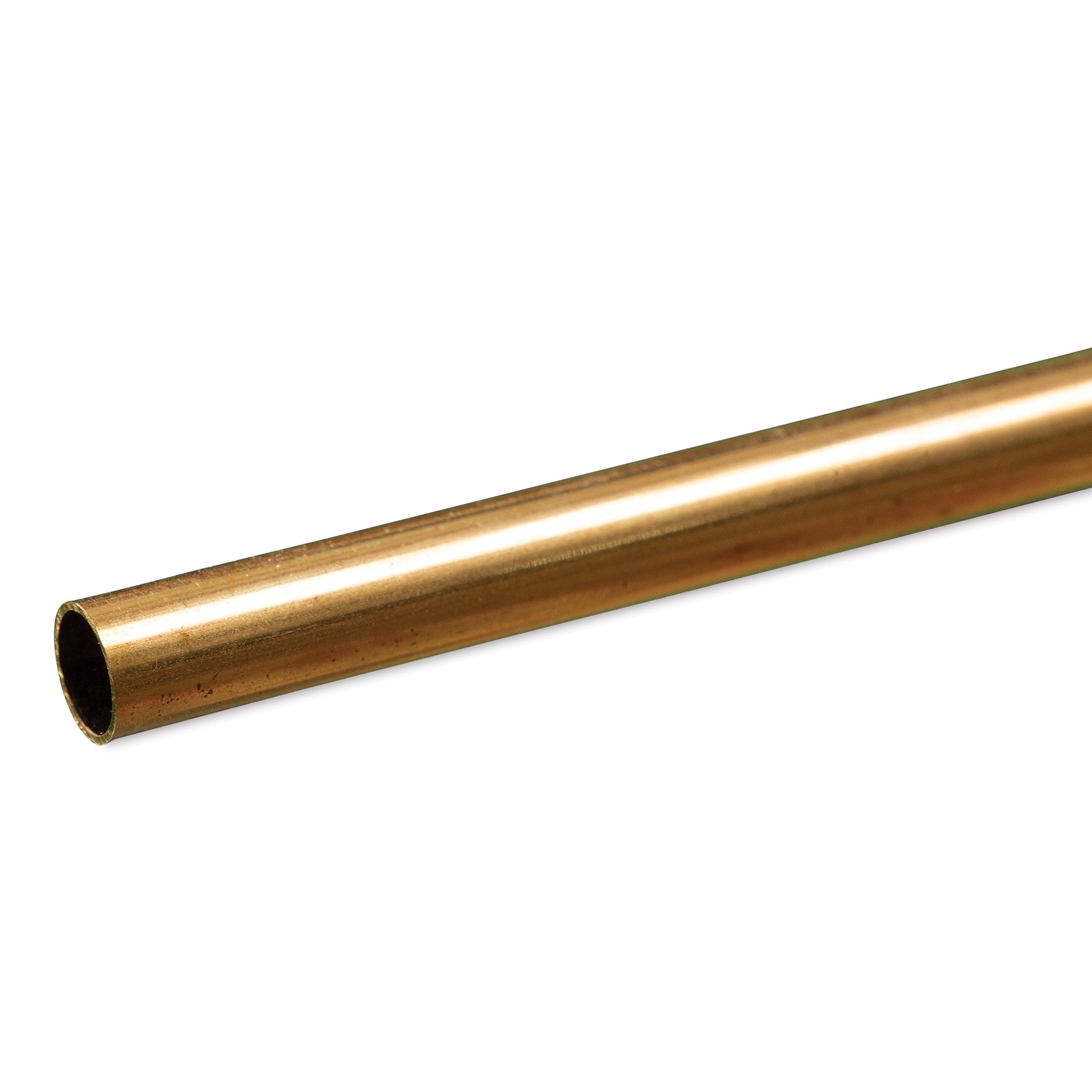 K&S Metals 8131 Round Brass Tube 1/4" OD x 0.014" Wall x 12" Long (1 Piece)