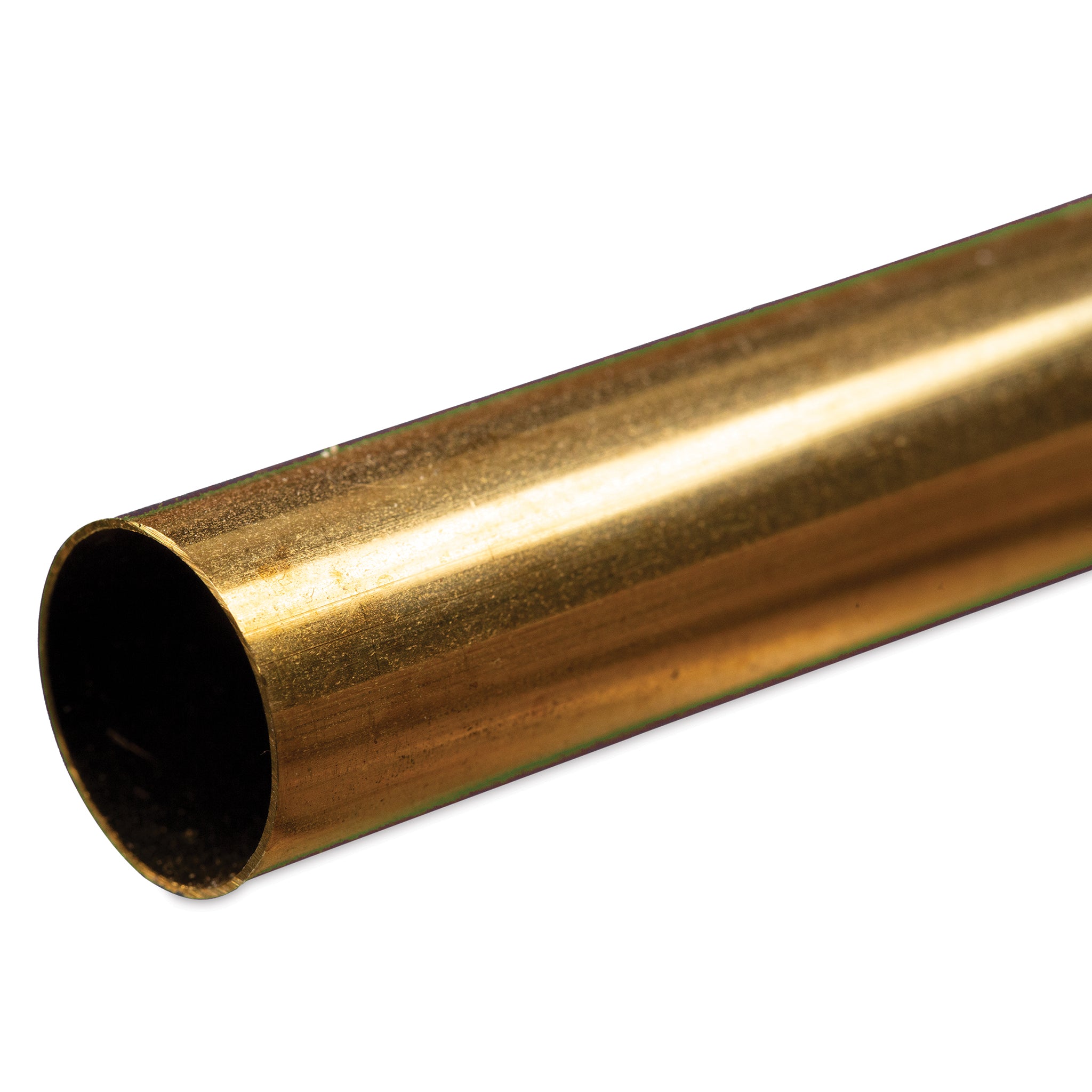 K&S Metals 8138 Round Brass Tube 15/32" OD x 0.014" Wall x 12" Long (1 Piece)