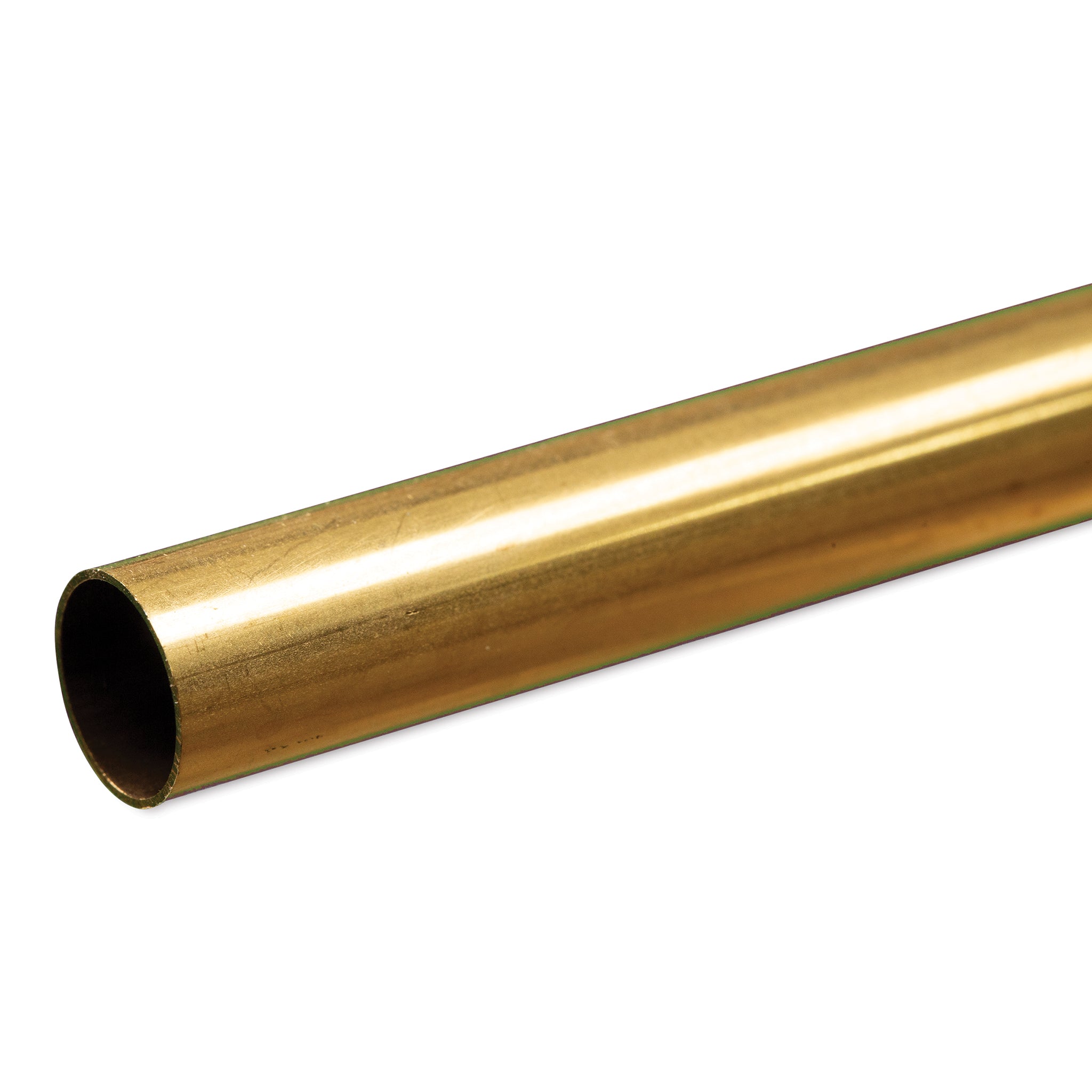 K&S Metals 8134 Round Brass Tube 11/32" OD x 0.014" Wall x 12" Long (1 Piece)
