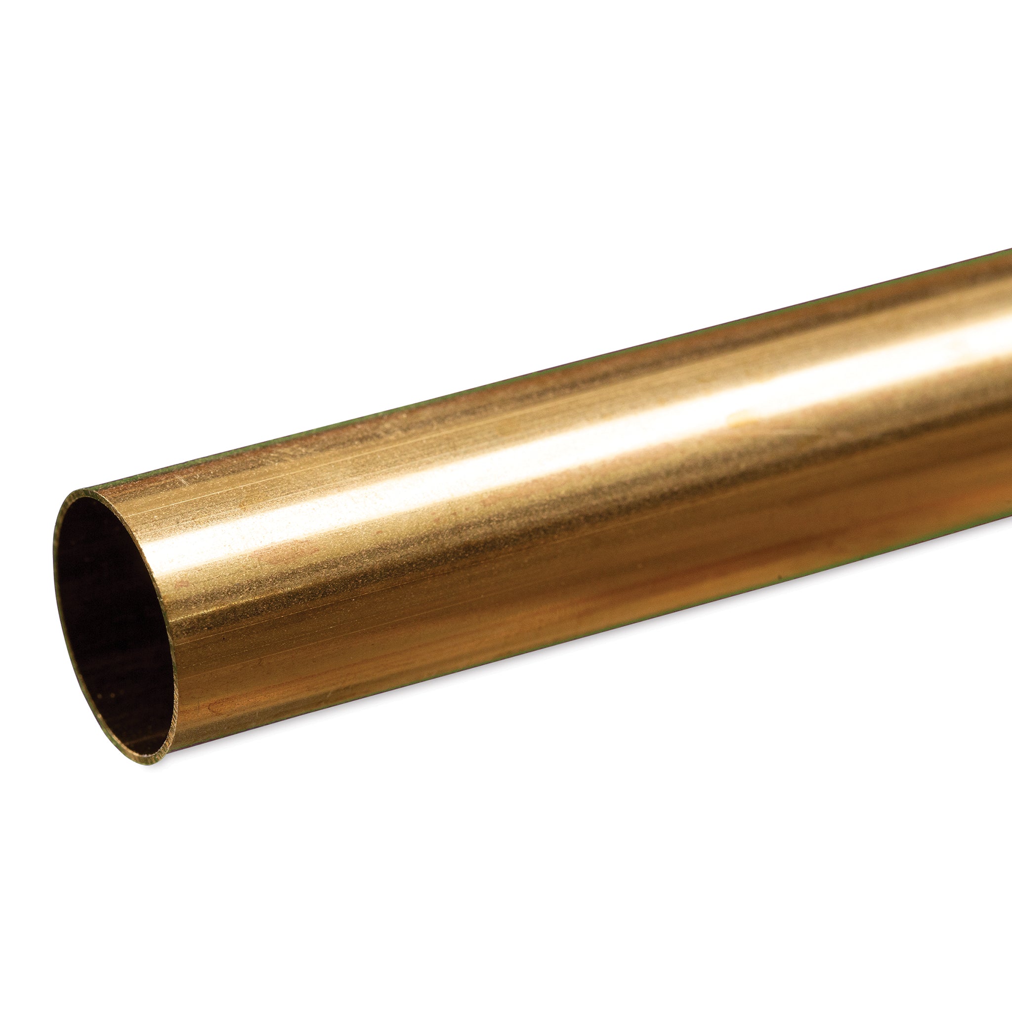 K&S Metals 8143 Round Brass Tube 5/8" OD x 0.014" Wall x 12" Long (1 Piece)