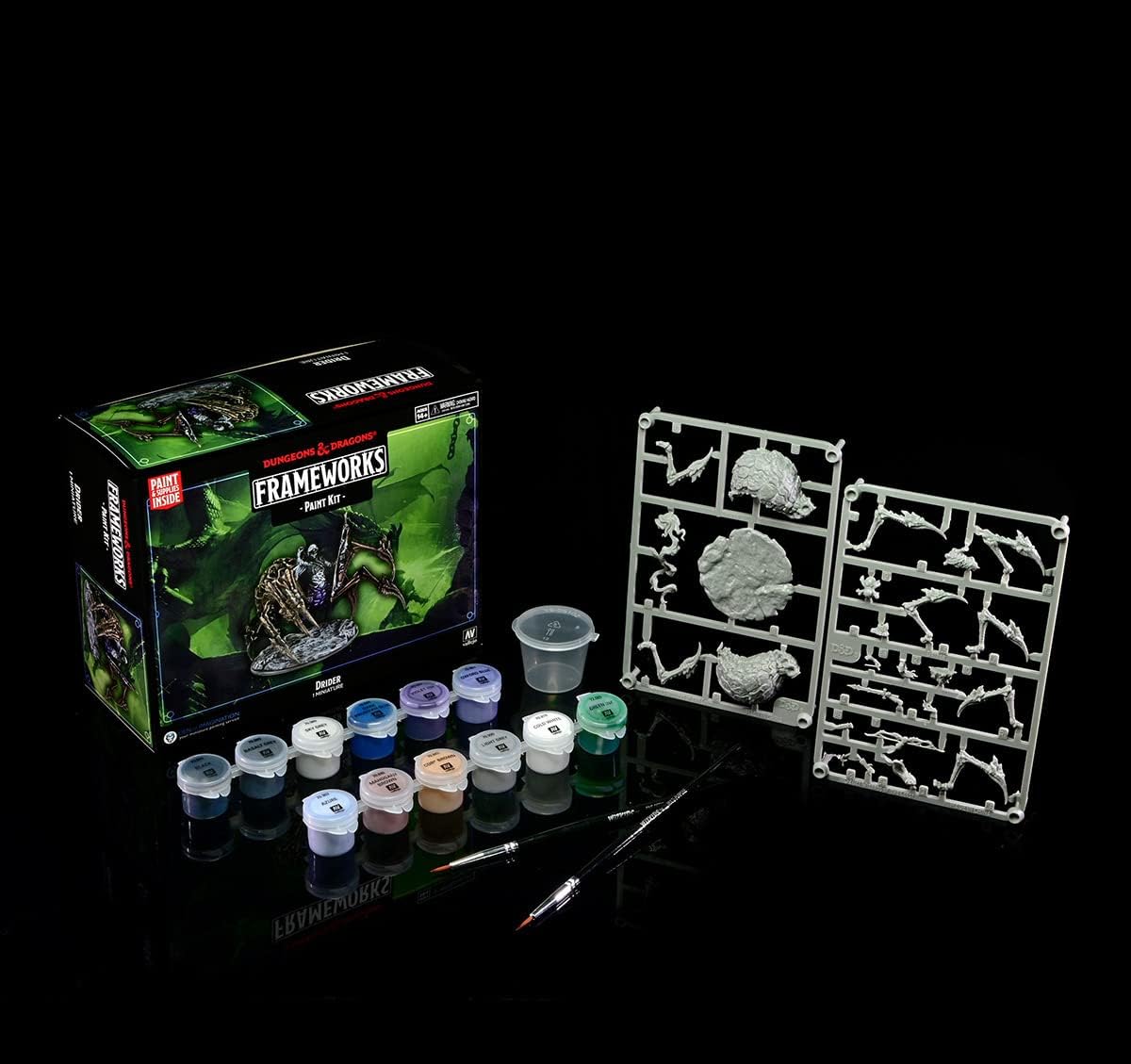 Wizkids 75103 D&D Frameworks Paint Night Kit Drider