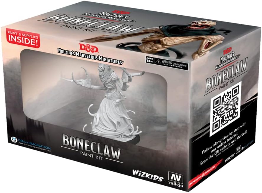 Wizkids 90364 D&D Nolzur`s Boneclaw Paint Night Kit