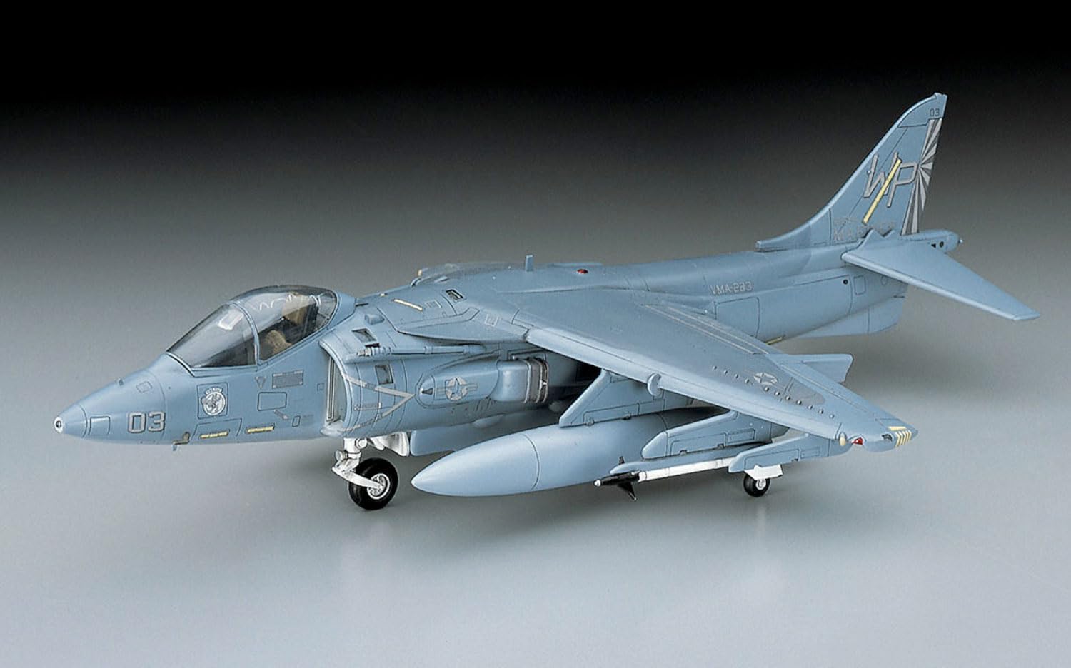 Hasegawa D19 00449 AV-8B Harrier II USMC Attacker 1/72 Scale Model Kit