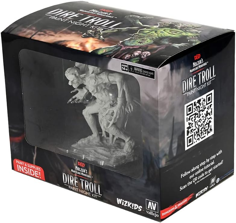 Wizkids 90291 D&D Nolzur`s Dire Troll Paint Night Kit