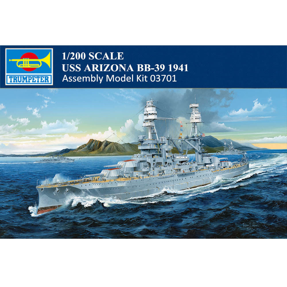 Trumpeter 3701 USS Arizona BB-39 Battleship 1941 1/200