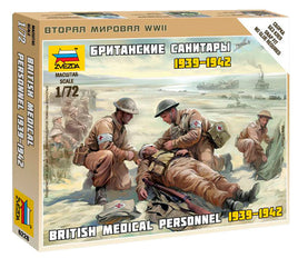 ZVE6228: 1/72 British Medical Personnel 1939-1942 (4) (Snap)