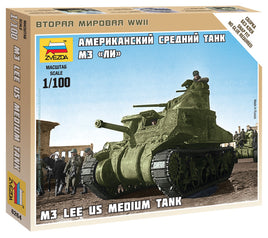 ZVE6264: 1/100 US M3 Lee Tank (Snap)