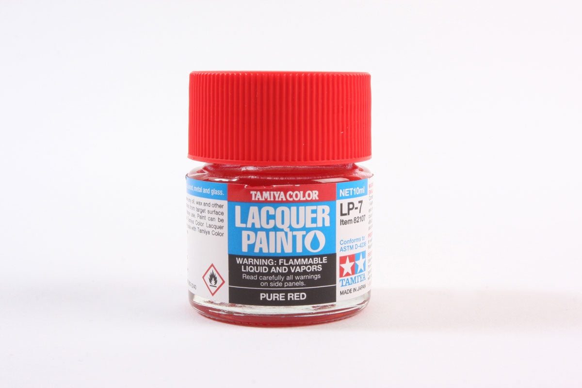 Tamiya 82107 LP-7 Pure Red Lacquer 10ml