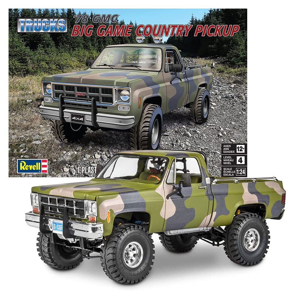 Revell 85-7226 1978 GMC Big Game Country Pickup 1/24 Scale Model Kit