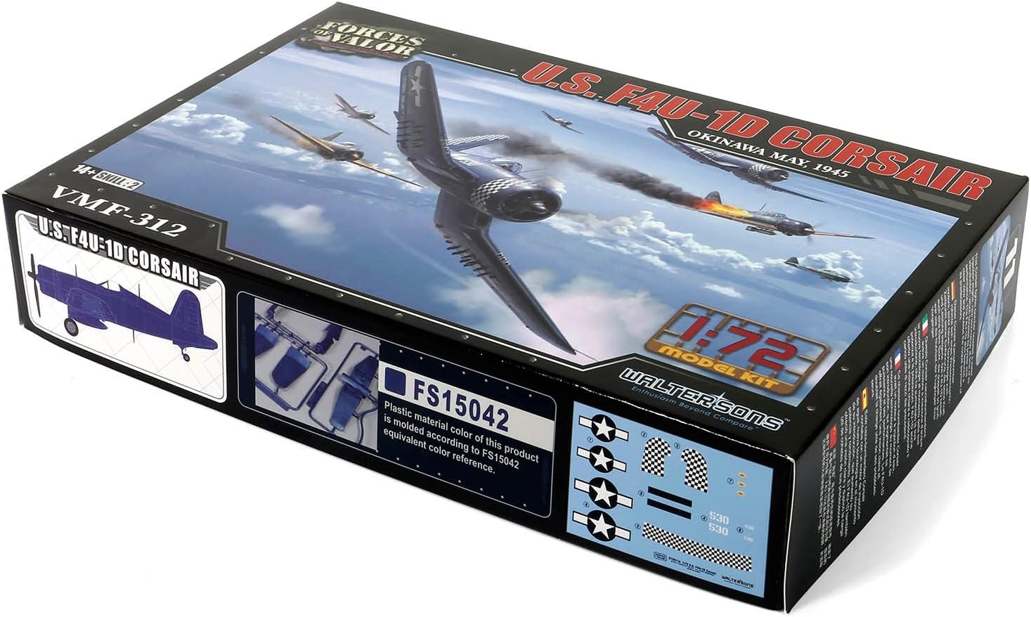 Forces of Valor 873011A U.S. F4U-1D Corsair 1/72 Scale Model Kit