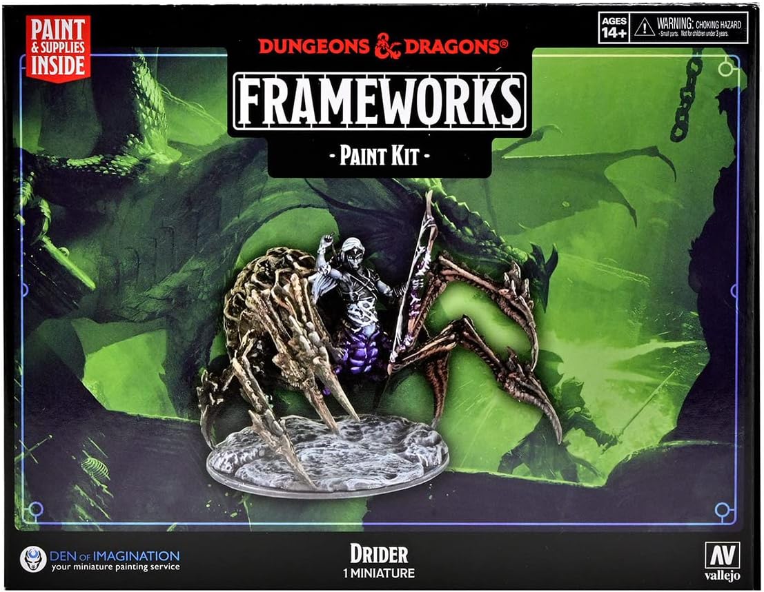 Wizkids 75103 D&D Frameworks Paint Night Kit Drider