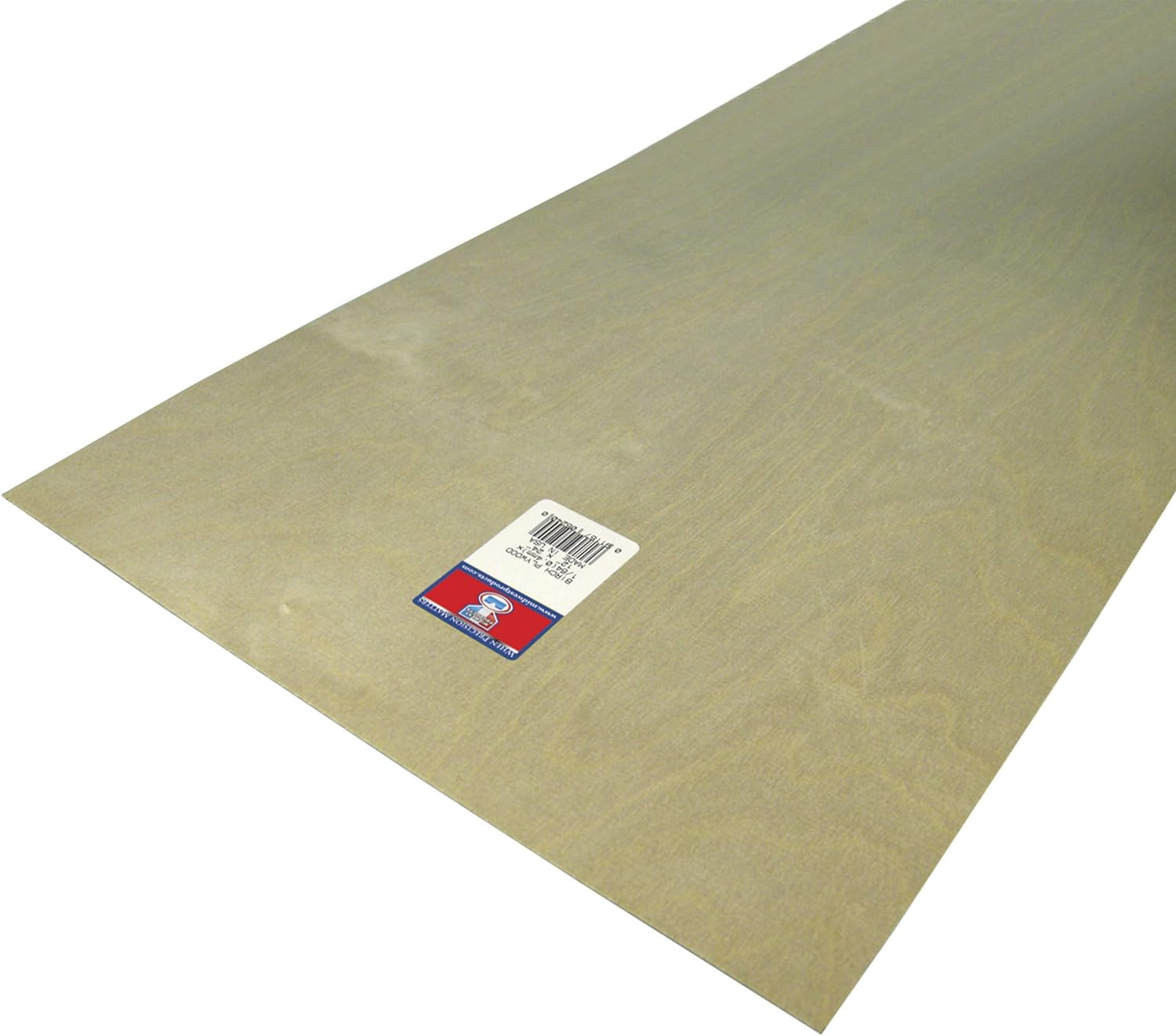 Midwest Products 5240 .4mm (1/64) x 12 x 24 Birch Plywood Sheet