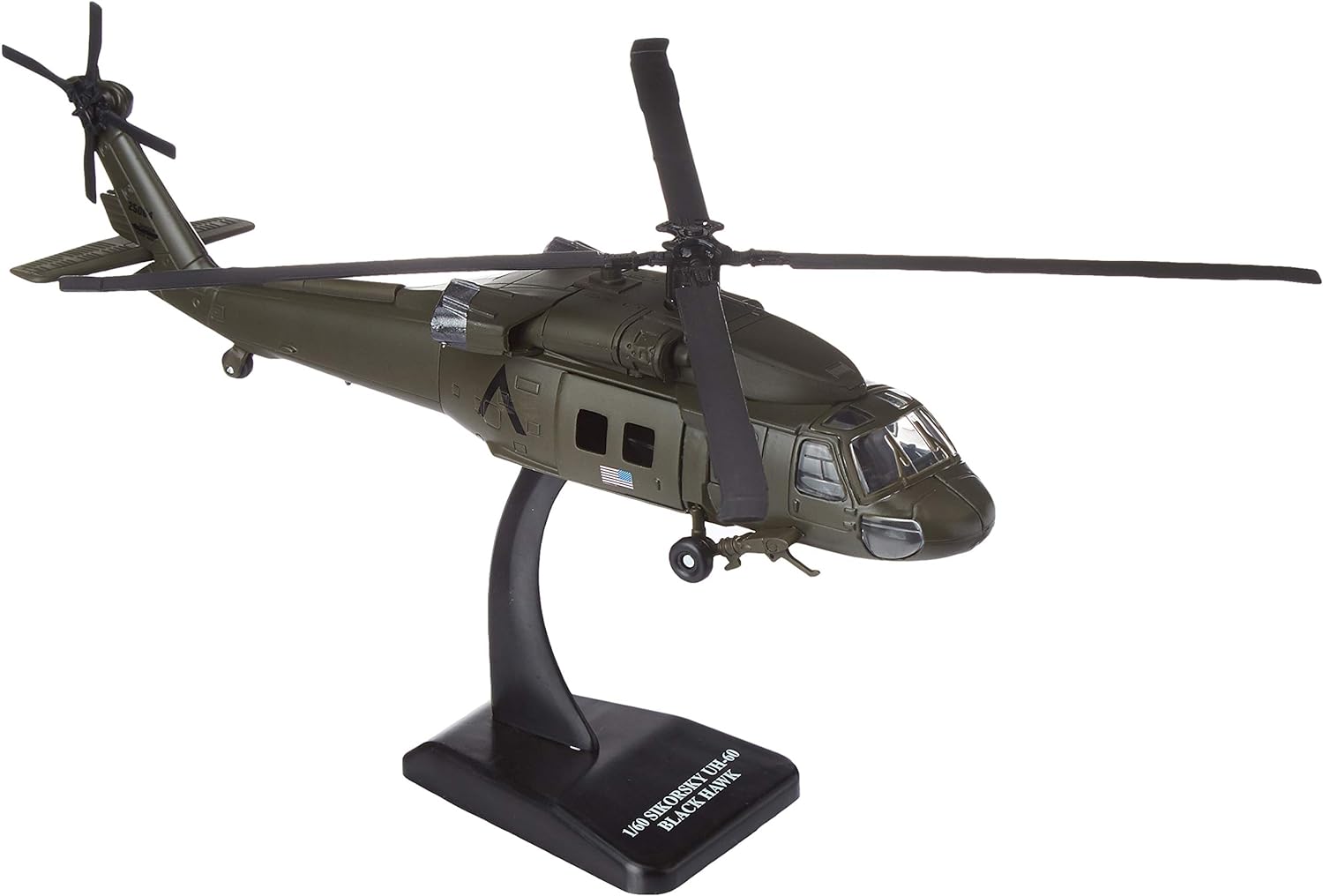 New Ray Toys 25563 UH60 Black Hawk Helicopter 1/60 Scale Die-Cast Model