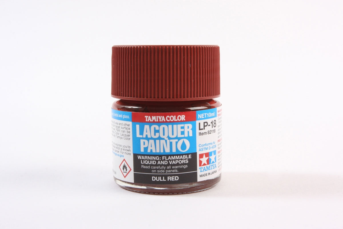 Tamiya 82118 LP-18 Dull Red Lacquer 10ml