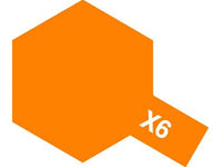 Tamiya 81006 X-6 Gloss Orange Acrylic 23ml