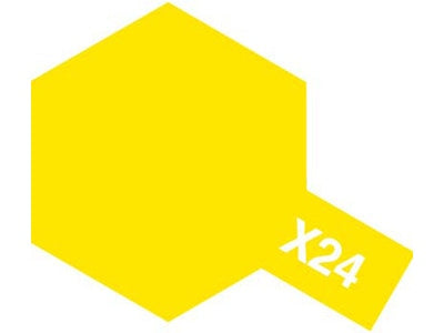 Tamiya 81024 X-24 Gloss Clear Yellow Acrylic 23ml
