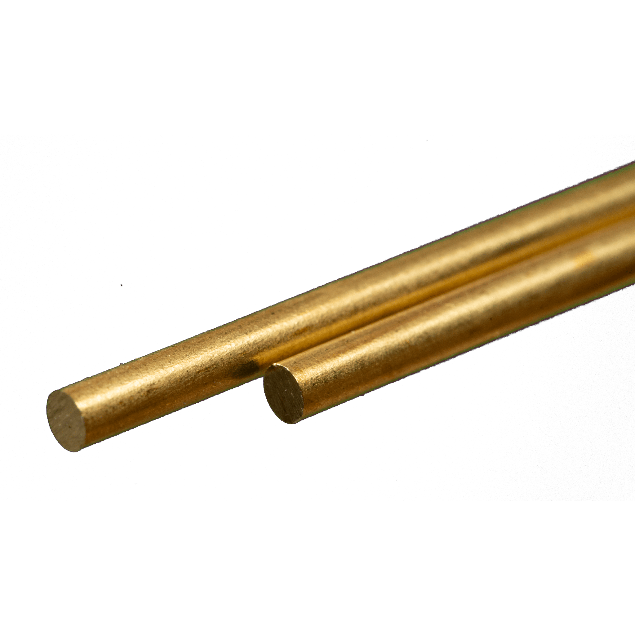 K&S Metals 8167 Round Brass Rod 0.114" OD x 12" Long (2 Pieces)