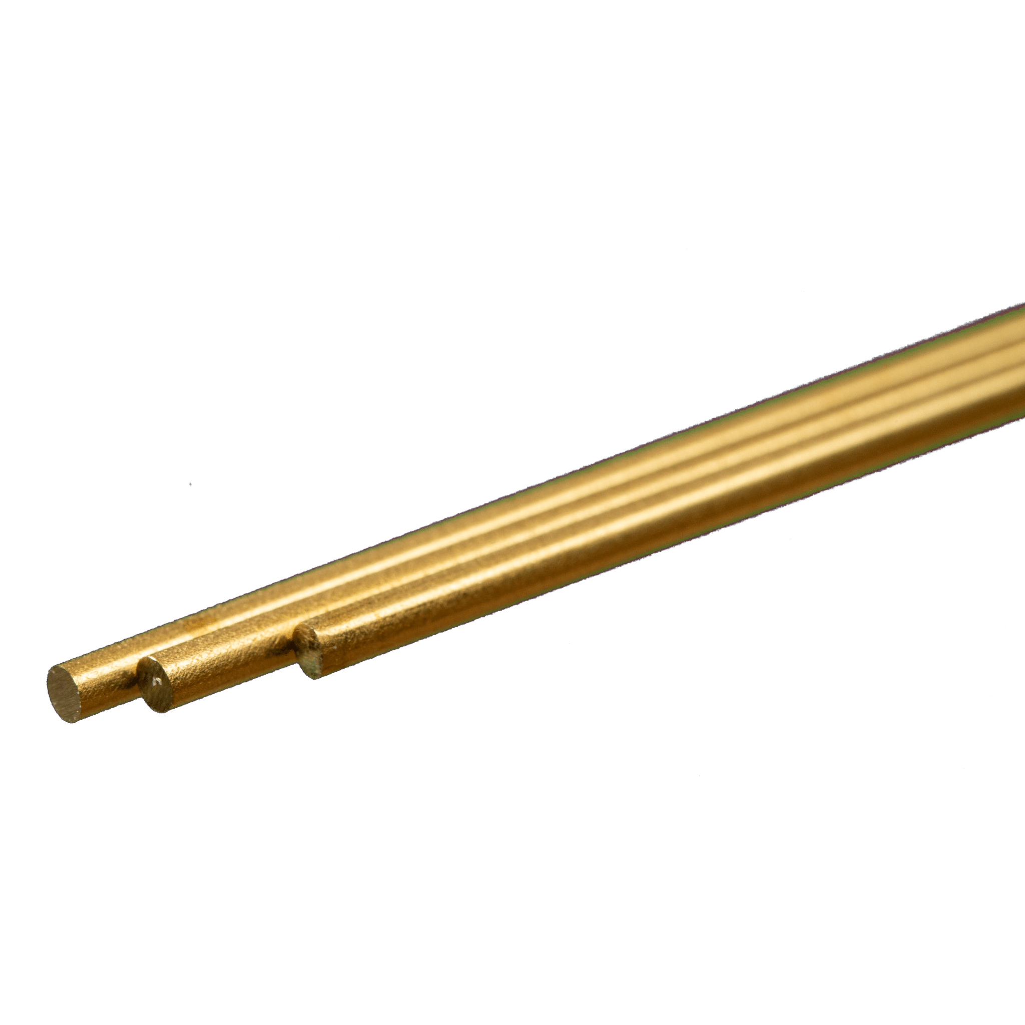 K&S Metals 8168 Round Brass Rod 0.081" OD x 12" Long (3 Pieces)